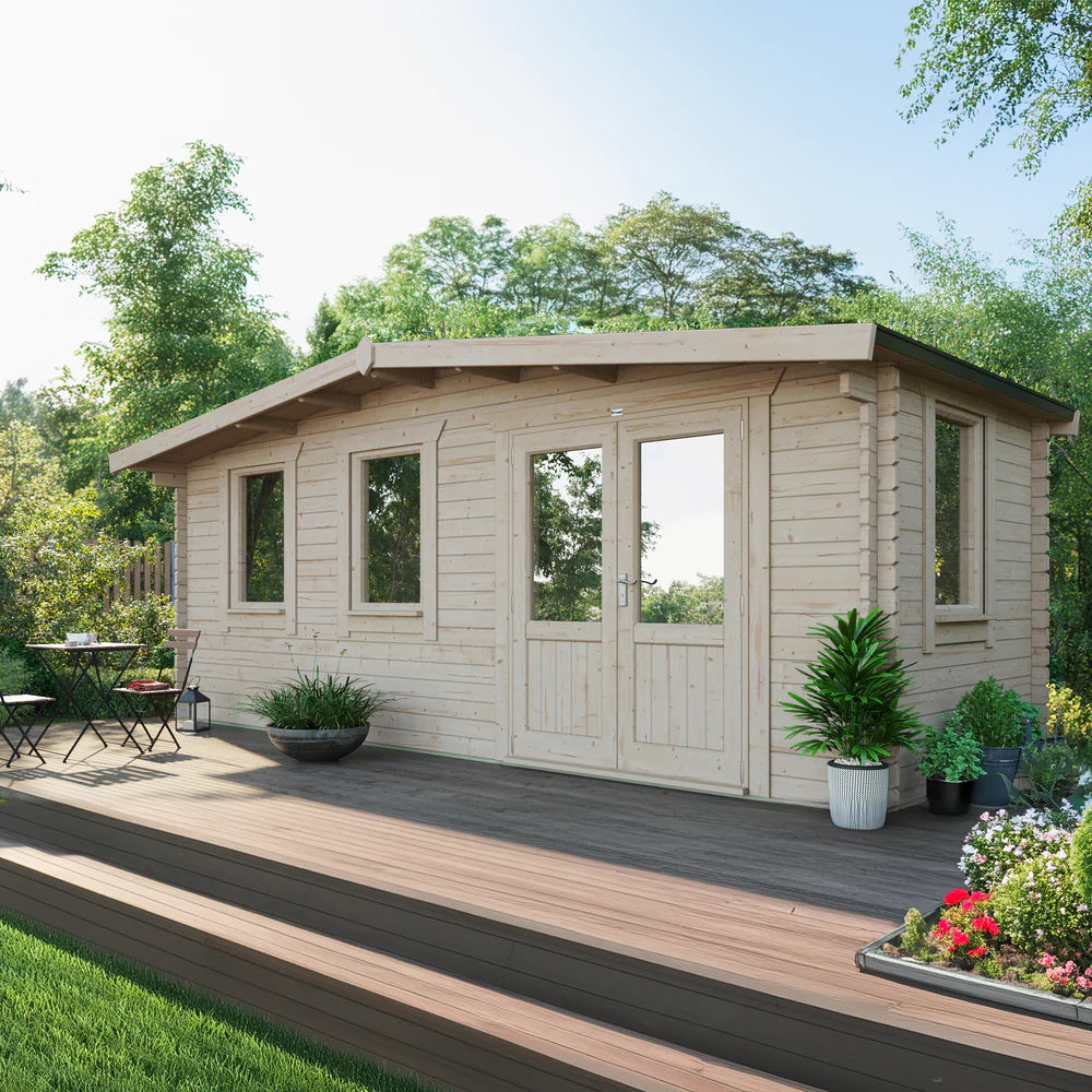 Power Chalet Classic Log Cabin - 44mm