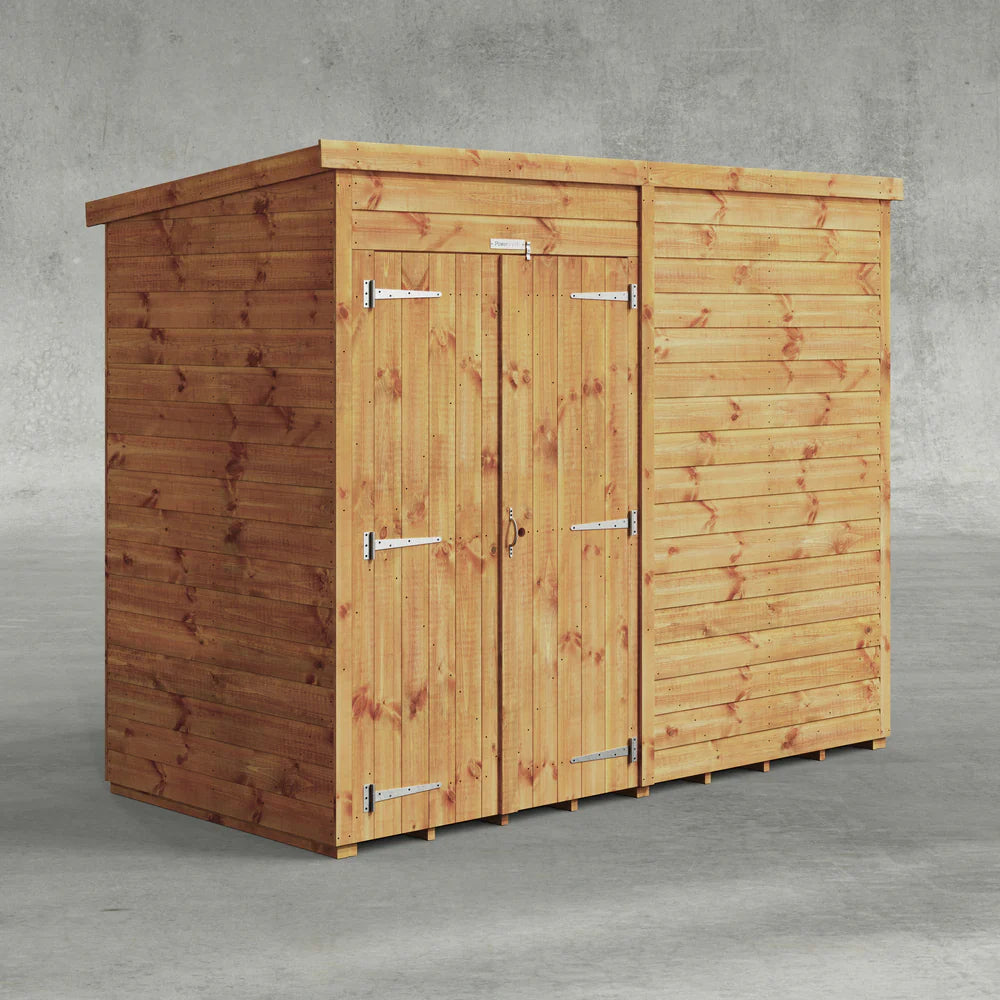 Power Shiplap Pent Sheds