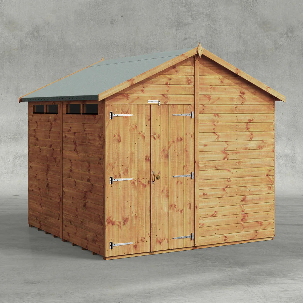 Power Security Apex Shed