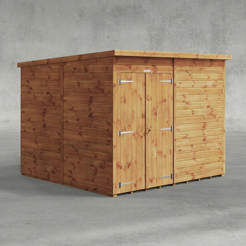 Power Shiplap Pent Sheds