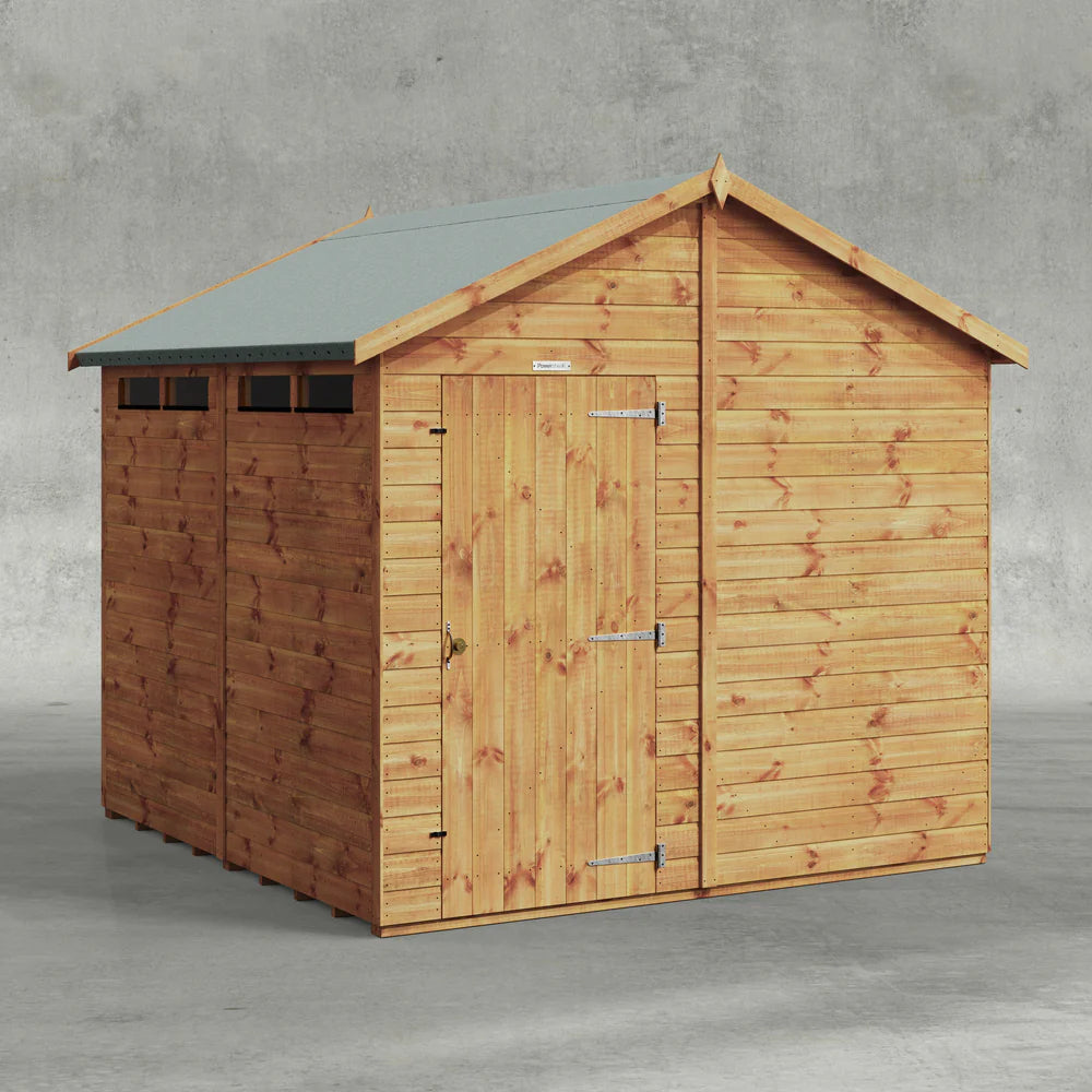 Power Security Apex Shed