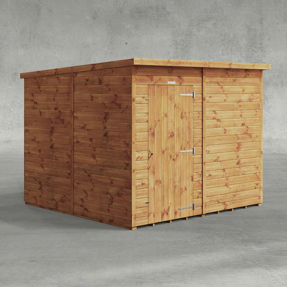 Power Shiplap Pent Sheds