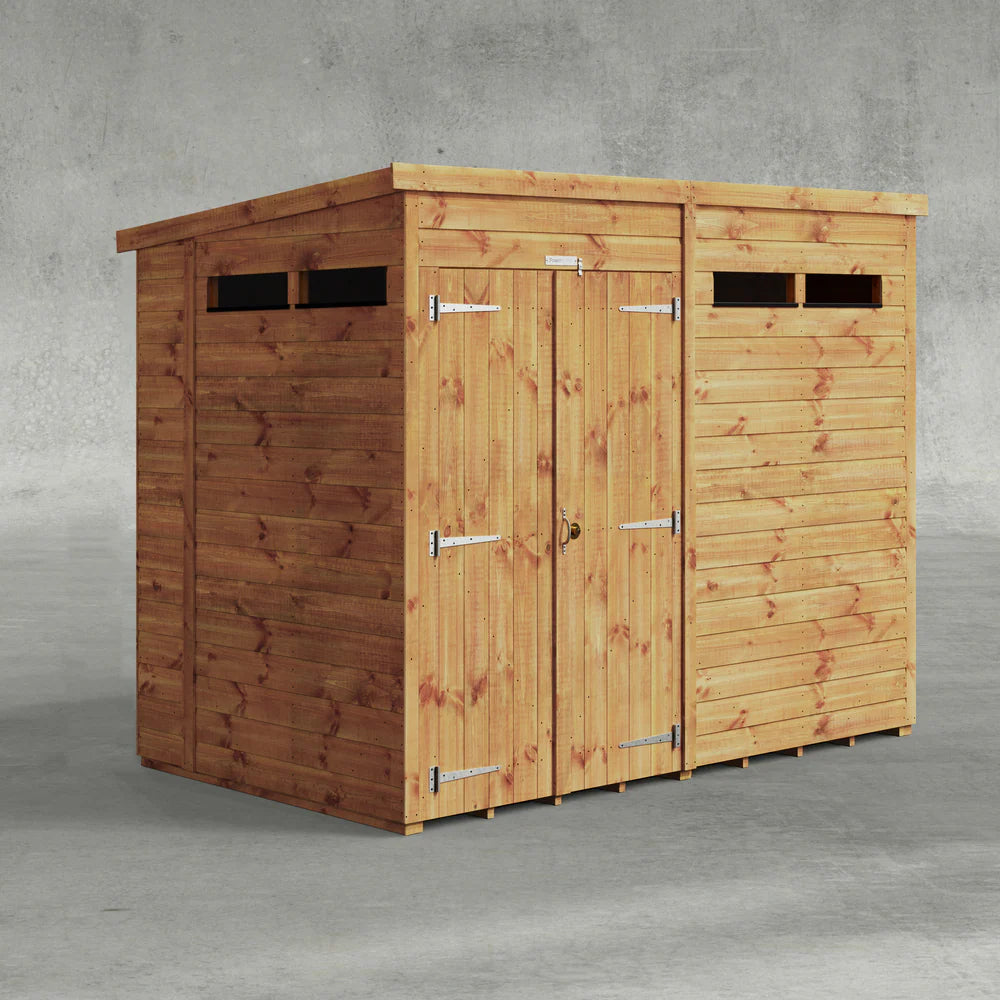 Power Security Pent Shed
