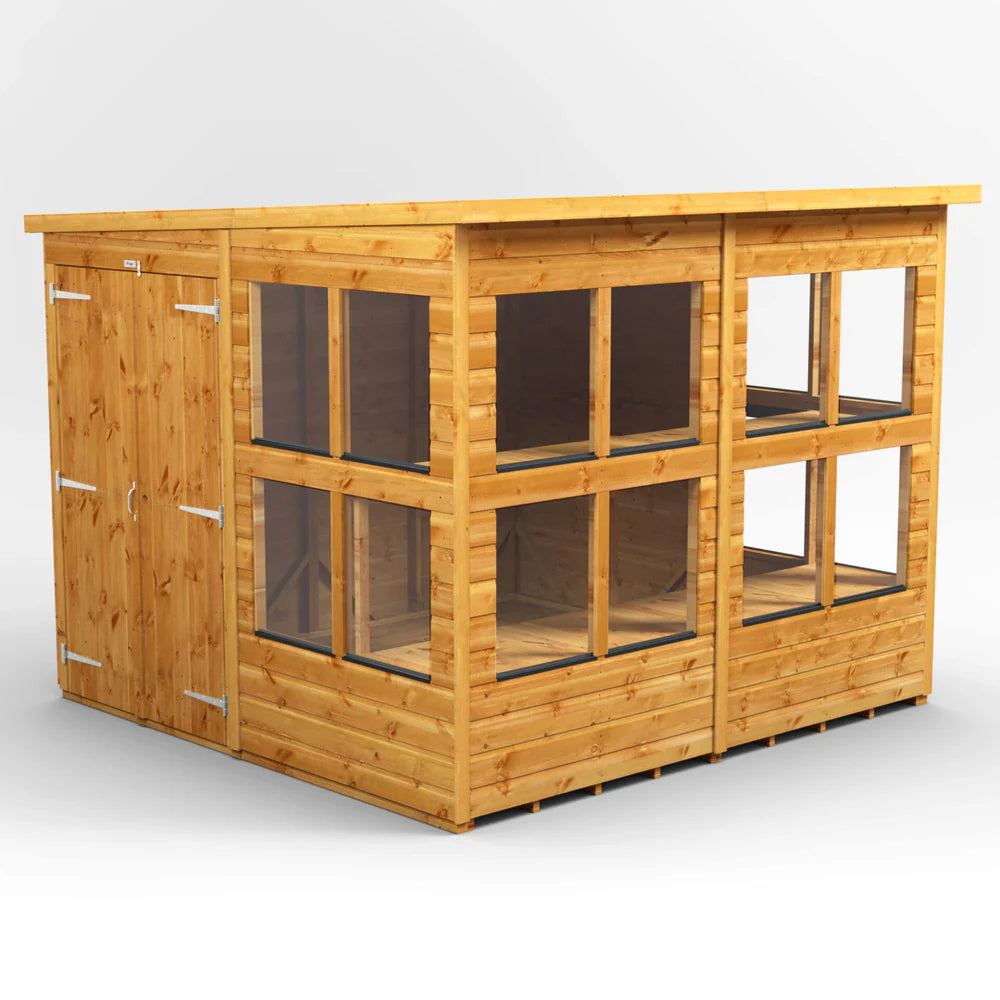 Power Pent Potting Shed