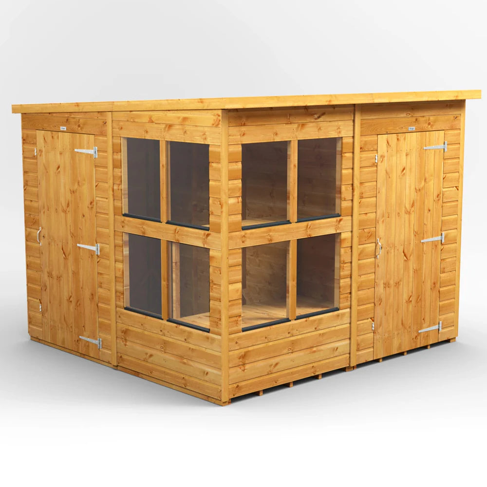 Power Pent Potting Shed Combi (includes Side Store)