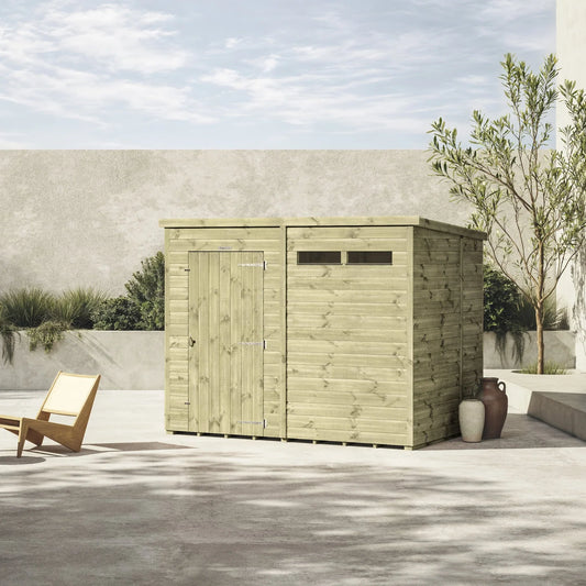 Power Premium Security Pent Shed