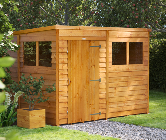 Power Overlap Pent Shed