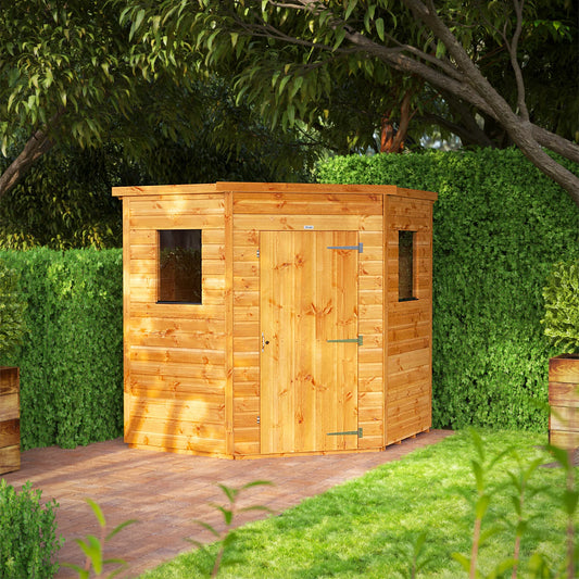 Power Corner Shed