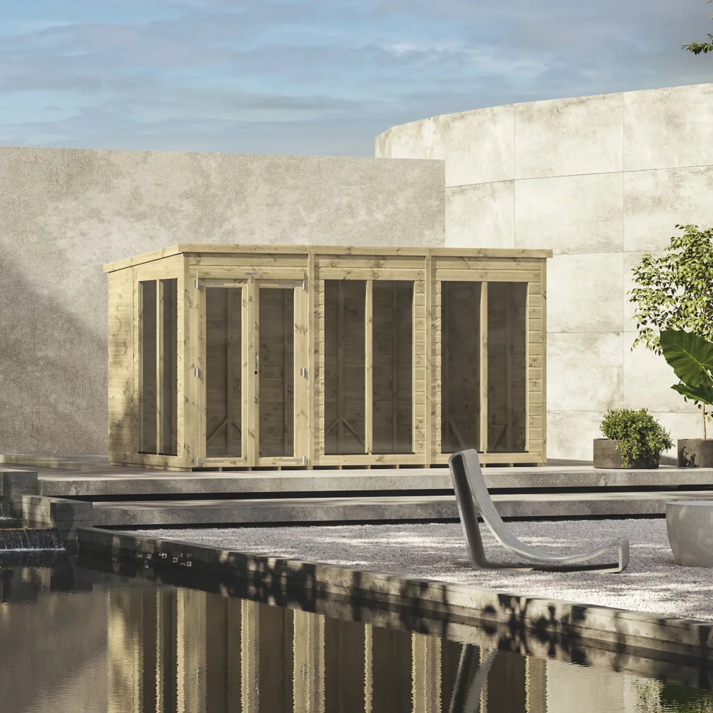 Power Premium Pent Summerhouse